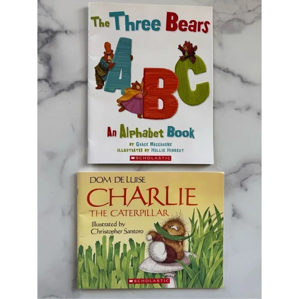Charlie the Caterpillar The Three Bears ABC An Alphabet Book bundle of 2 books c